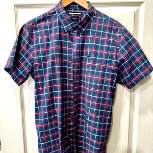 Men’s RVCA short sleeve button down shirt